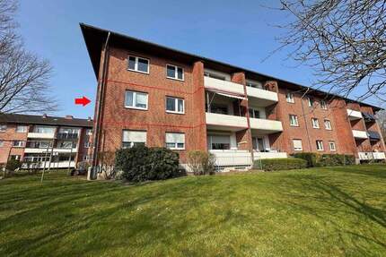 Gut aufgeteilte 4 Zimmerwohnung mit südlich ausgerichtetem Balkon - Husum
