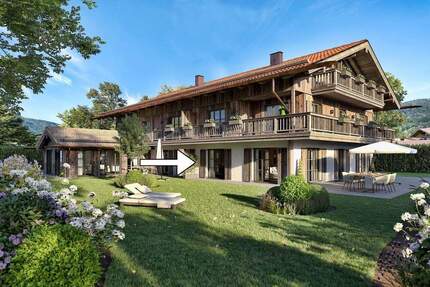 3-ZIMMER NEUBAU-GARTENWOHNUNG in ROTTACH-EGERN Ausrichtung Süd-Ost, inkl. Garten-SNR 290 m²