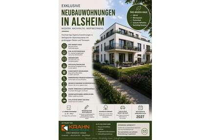 Wohnung zum Kaufen in Alsheim 320.000,00 € 80 m²