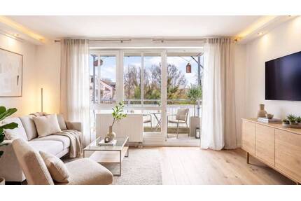 ROGERS: Ruhiges Wohnen und Blick ins Grüne: Hübsche Wohnung mit Balkon - München Feldmoching-Hasenbergl