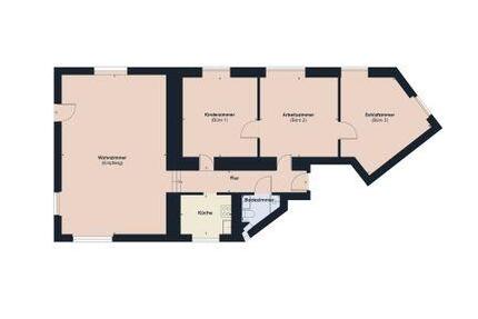 4-Zimmer-Whg Loftstil Altbau Nikola inkl. 2 Stell, provisionfrei - Ergolding