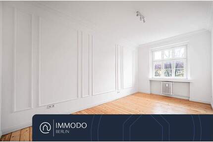 Wohnen in Zehlendorf Mitte - Erstbezug nach Sanierung in eine 3 Zimmer Stuck-Altbau-Whg mit Dielen - Berlin