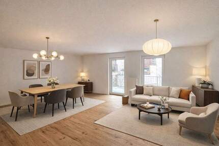 KL-City - Neubau-Erstbezug: Großzügige, lichtdurchflutete 3-Zimmer-Wohnung mit Balkon - Kaiserslautern Innenstadt