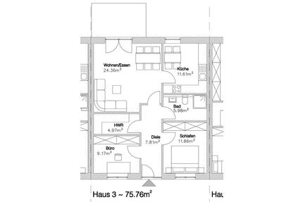 3-Zimmer Erdgeschoss-Wohnung ab 01.07. zu vermieten Silberstedt