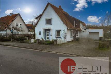 NEUER PREIS!*Provisionsfrei* Werkssiedlungs-EFH mit Anbau und Garage in ruhiger Lage von Petershagen