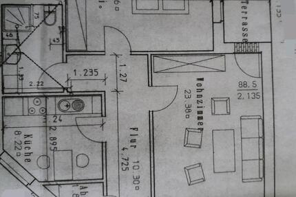 2-Zimmer Erdgeschosswohnung mit Terasse - Alfhausen