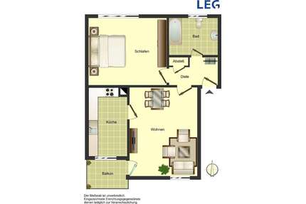 Wohnung zum Mieten in Ahlen 429,00 € 46.74 m²
