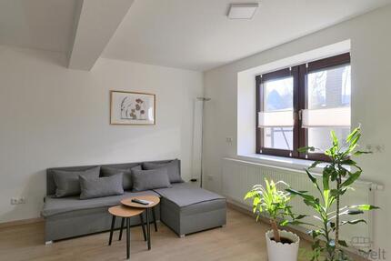 (EF1360_M) Arnstadt: Alkersleben, neu möblierte Wohnung mit eigenem Hauseingang, großer Außenbereich mit Terrasse