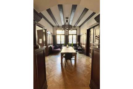 Bucher Straße ! Historische große 8-Zi.-Altbau-Whg. 250 m², 2 Balkone, Parkett, 1.OG ohne Aufzug - Nürnberg St Johannis