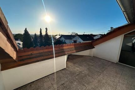 Frisch sanierte, helle 2,5 Zi WHG mit Dachterrasse und EBK - Dossenheim