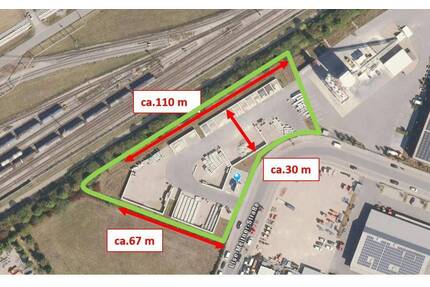 Provisionsfrei: Freifläche umzäunt + befestigt - Ingolstadt Feldkirchen