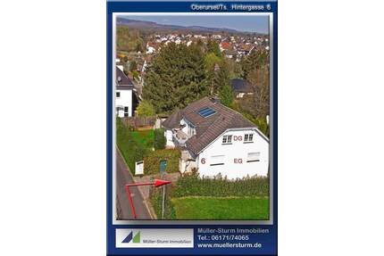 OBERURSELTs. Große EG-Wohnung mit riesigem Garten (Im 2-FH!!)