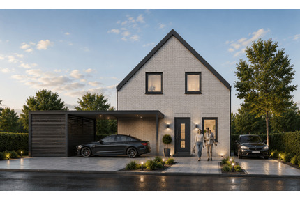Modernes Neubau-Einfamilienhaus mit Kaufgrundstück in attraktiver Lage von Südlohn!