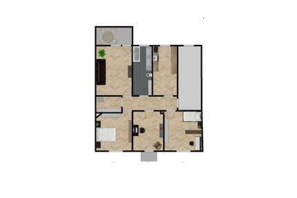 Mietwohnung Worms - 1.200,00&nbsp;EUR Kaltmiete, ca.&nbsp; 107,00&nbsp;m&sup2; in Worms (PLZ: 67551) Vororte Südwest