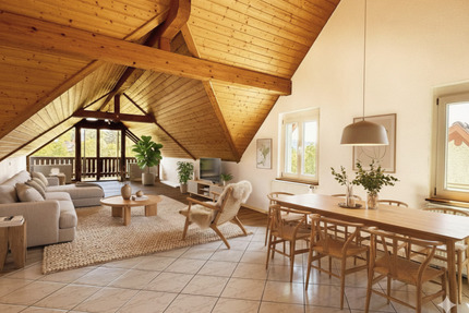 Wohnen nahe Schweiz und Bodensee - Moderne Dachgeschosswohnung in Öhningen