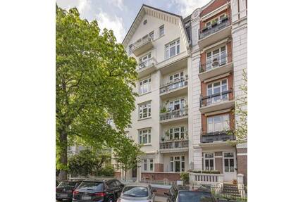 Stilvolles Wohnen mit Terrasse am Isebekkanal - Hamburg Harvestehude