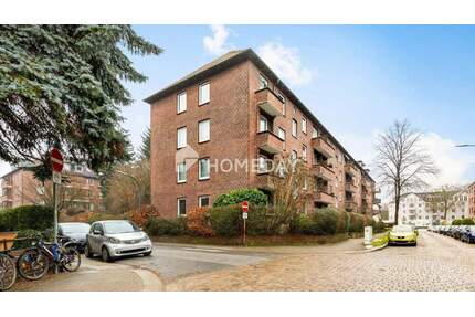 Drei Zimmer, zwei Balkone - sonnig wohnen im Rotklinkerbau... - Hamburg Hamm