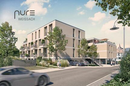 2,5 - Zimmer - Neubau - Gartenwohnung mit Aufzug und Terrasse A1.4 - Weissach