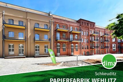 ERSTBEZUG sanierte Papierfabrik | Familienwohnung mit Loggia am Wasser, 2 Bädern, Stellplatz u.v.m. - Schkeuditz