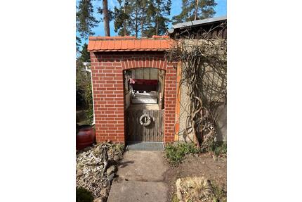 Gemütlicher Bungalow Ferienhaus am Badesee nahe Elbe in Wischer - Arneburg