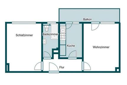 EG 2 Zimmer Wohnung in Oestrich-Winkel