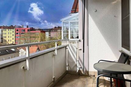 Voll möblierte 3-Zimmerwohnung mit Loggia in Toplage von Kassel-Süd