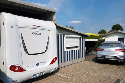Parcele mit ausgebautem winterfestem Vorzelt und Carport - Mönchengladbach Nord