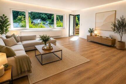 Sanierte 3-Zi.-Wohnung mit Balkon, Garage & Garten | Haustiere willkommen - Schönau