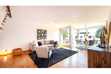 Großzügige 4-Zimmer-Wohnung mit Süd-West-Dachterrasse, Galerie, 2 Bädern und Tiefgarage - Puchheim Puchheim Bahnhof