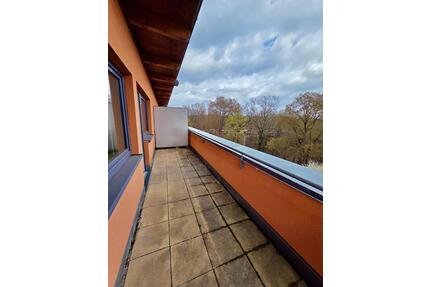 Traumblick von ihrer Dachterrasse ins Grüne für das Leben im Alter - Dresden Neustadt