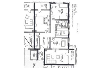zentrale,ruhige und sonnige 4 Zimmer mit Blick über BT - Bayreuth City