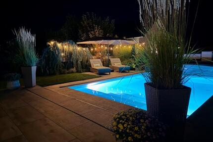 Exklusiver Bungalow (Haus) mit Designer-Garten & Pool barrierefr. - Friesack