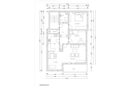Wohnung zu vermieten - Rosenfeld-Heiligenzimmern - 82 m² DG