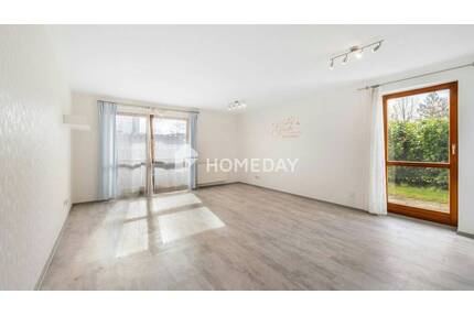 Wohnen in ruhiger Ortsrandlage: Erdgeschosswohnung mit zwei Terrassen, Tageslichtbad und Stellplatz - Kirchentellinsfurt