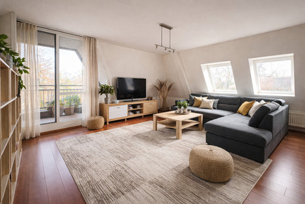 Gemütliche 3-Zimmer-Dachgeschosswohnung mit Loggia und Fahrstuhl - Berlin Reinickendorf