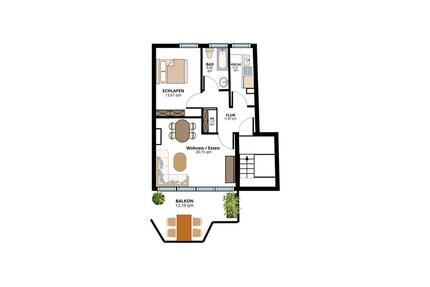 Vermietete 2-Zi-Wohnung im Zentrum von Bargteheide