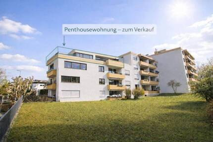 Penthouse-Feeling in Ditzingen: Eigene Etage, große Dachterrasse & traumhafter Ausblick