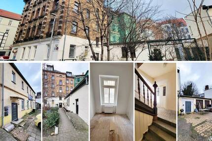 1994 saniertes Gründerzeit-MFH mit Denkmal-Afa, Hinterhaus + Garagen, voll vermietet - Leipzig Anger-Crottendorf