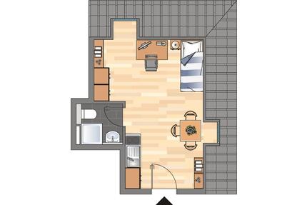 Demnächst frei! 1-Zimmer-Wohnung in Landau in der Pfalz