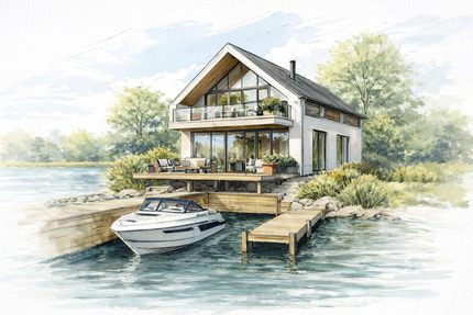 Exklusive Wasserlage in Köpenick - Hafen und privates Wochenendhaus genehmigt - Berlin