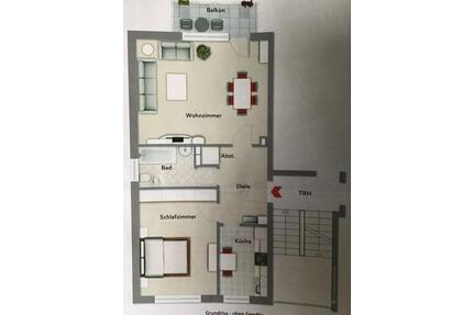 Helle 2 Zimmer Wohnung 60qm - 600,00&nbsp;EUR Kaltmiete, ca.&nbsp; 60,00&nbsp;m&sup2; in Cuxhaven (PLZ: 27478) Groden