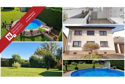 Topgepflegt und attraktiv gelegen - Zweifamilienhaus mit tollem Garten, 2 Garagen und Nebengebäude - Kirkel Limbach