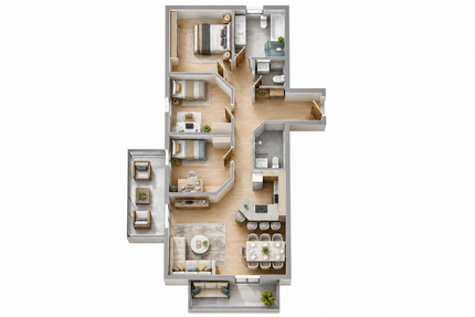 Wohnung zum Kaufen in Scheyern 579.900,00 € 105.64 m²