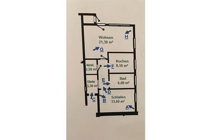 Gemütliche 2-Zimmer-Wohnung ErdgeschosswohnungGartenanteil - Beverstedt
