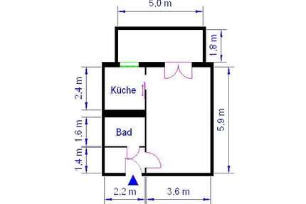 Wohnung zum Mieten in Magdeburg 223,20 € 37.2 m²