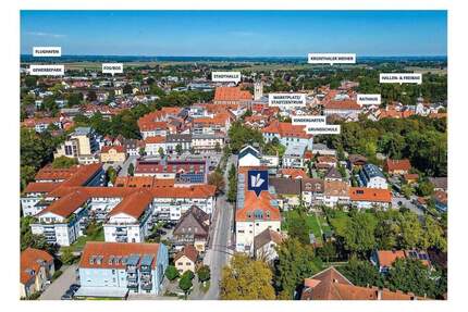 Perfekt geschnittene 2-Zimmer-Wohnung mit großer West-Loggia im Herzen von Erding