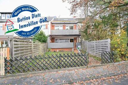 DIETZ: REDUZIERT! Reihenmittelhaus mit Garage, Keller und Garten in beliebter Lage Dieburgs!