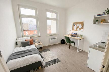Smart wohnen in Bant: Ideal für Studenten, Azubis & Soldaten - Miniwohnung mit Duschbad & Kochzeile - Wilhelmshaven Aldenburg