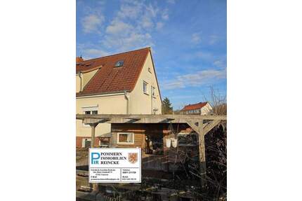 Ihr Reihenendhaus mit Garten, Garagen+Carport - Anklam