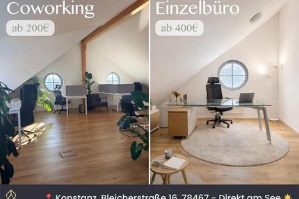 Coworking Schreibtisch, direkt am Seerhein – ruhiger Arbeitsplatz in Konstanz